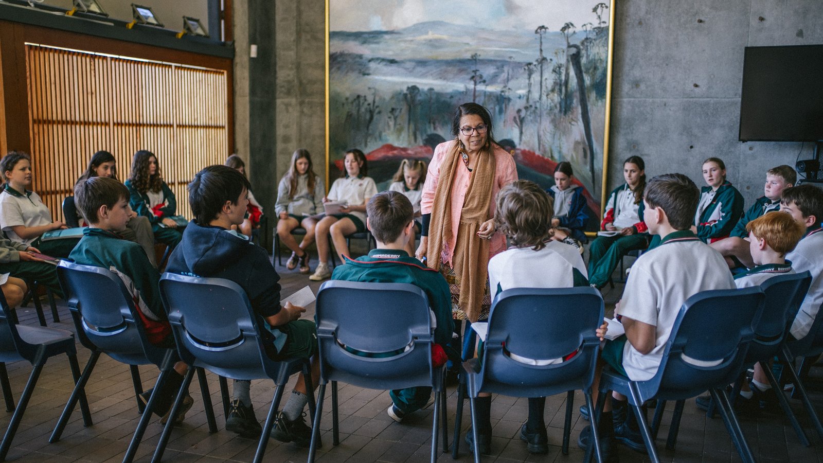 Charmaine Papertalk Green Bundanon workshop