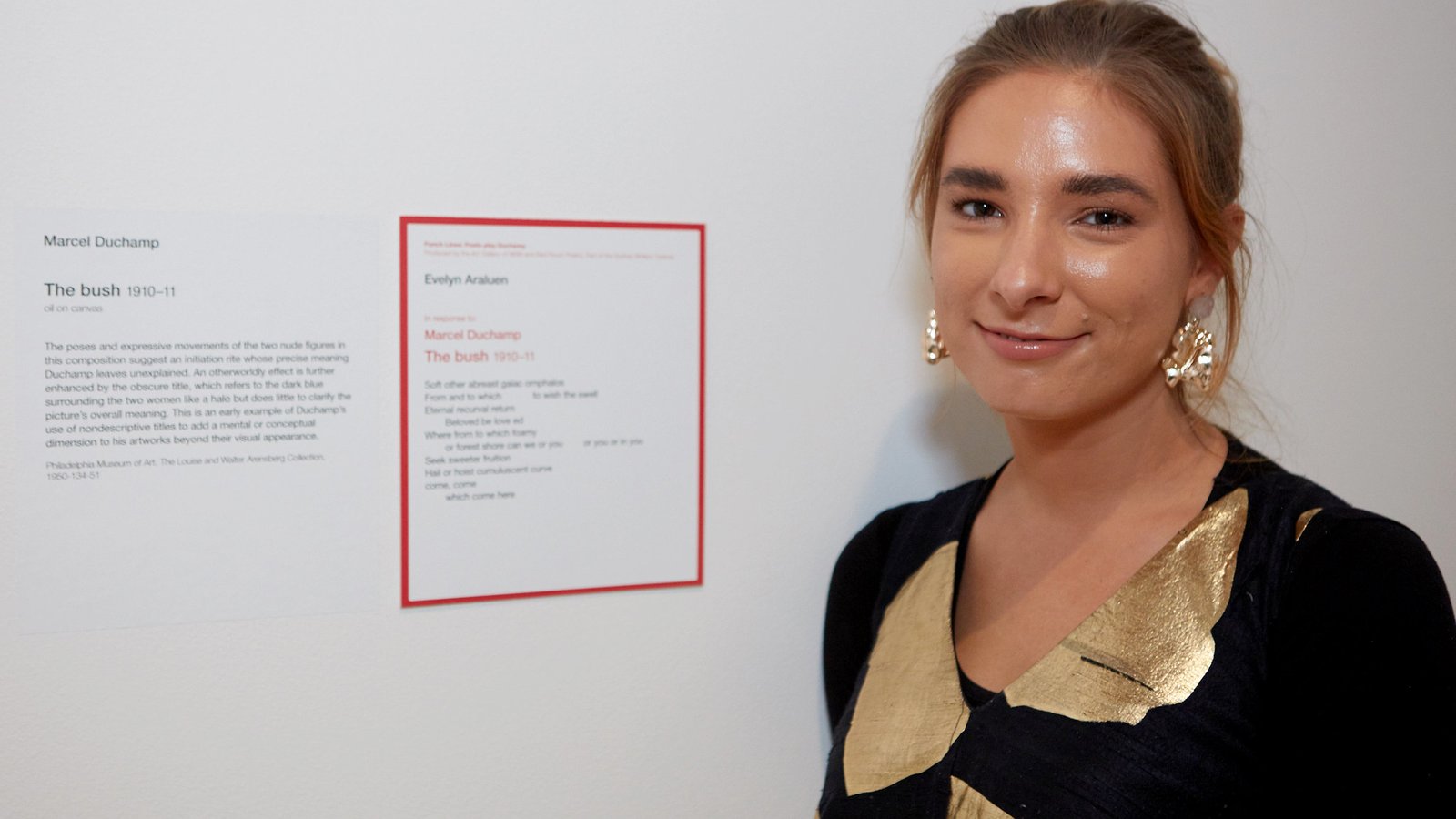 Punchlines Poets Play Duchamp-Eveleyn Araluen-Red Room poetry-Image-Art Gallery NSW-Poet