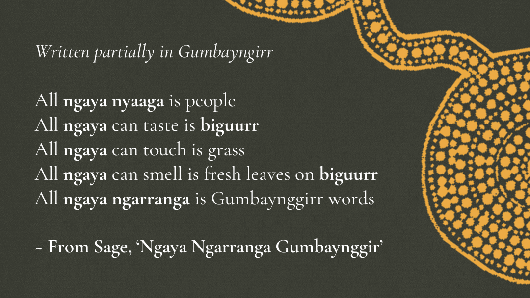 Kiama, ‘Burri burri tulgul’